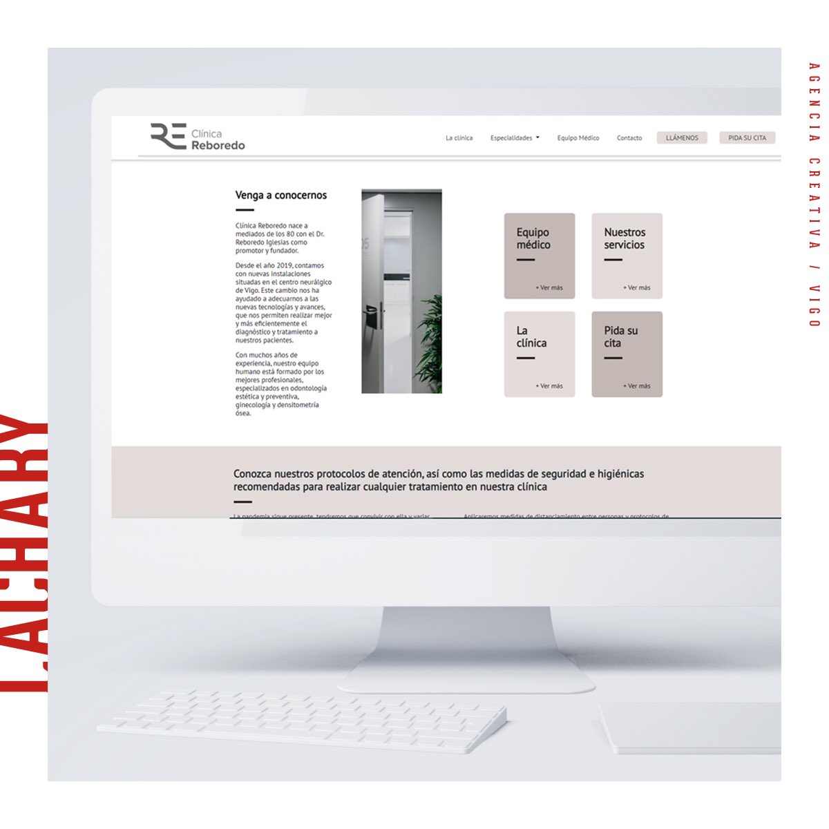 🆕 Diseño web para #ClínicaReboredo.
👉 Ya podéis echarle un vistazo en clinicareboredo.com