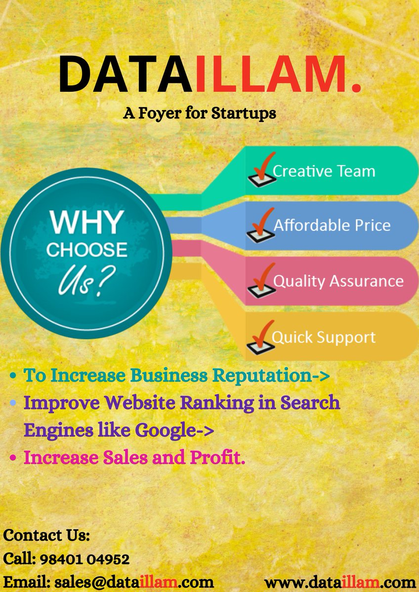 dataillam's tweet photo. What’s the first thing that comes to mind when you choose a company? Is it the services that we provide ?
Catch how our services play out over your requirement..
.
.
#Dataillam #SalesAsAService #afoyerforstartups #services #requirements #WhyUs #strategy #SAAS #startups #SME https://t.co/2OWGKQEKtH