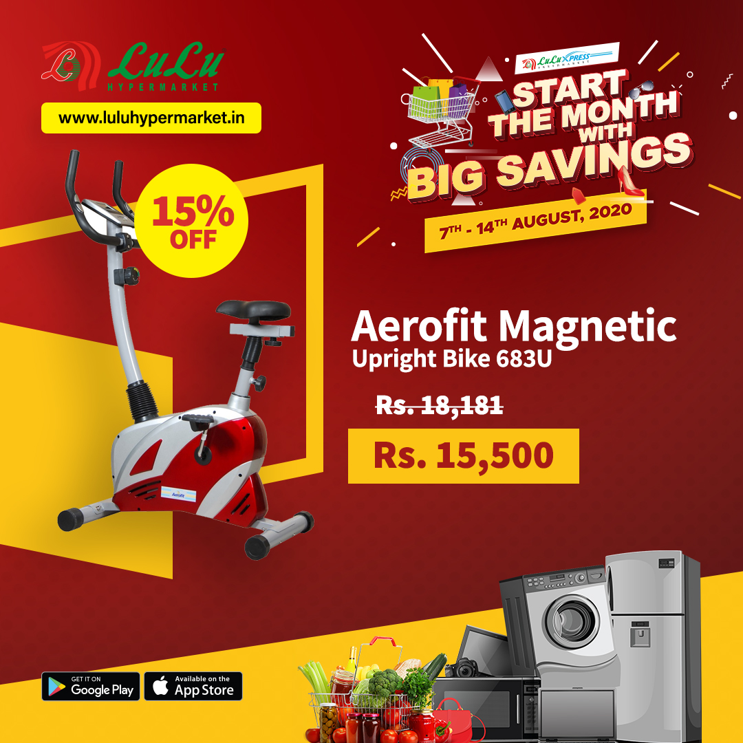 LuLuFashion_Ind's tweet photo. Keep your body fit. Let your pockets stay thick and your body thin, with cross trainer purchased from Lulu.

Purchase the fitness equipment before the offer expires!

#lulu #lulumall #lulukochi #luluoffers #kochi #kerala https://t.co/0MhuYzDeRn