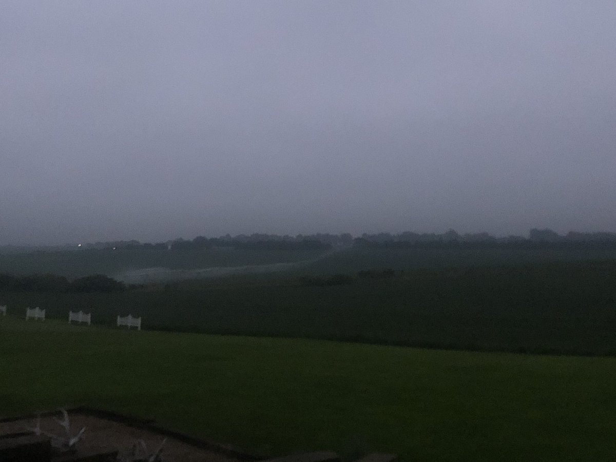 6:15 Kearney NE. Hazy morning before the heat starts