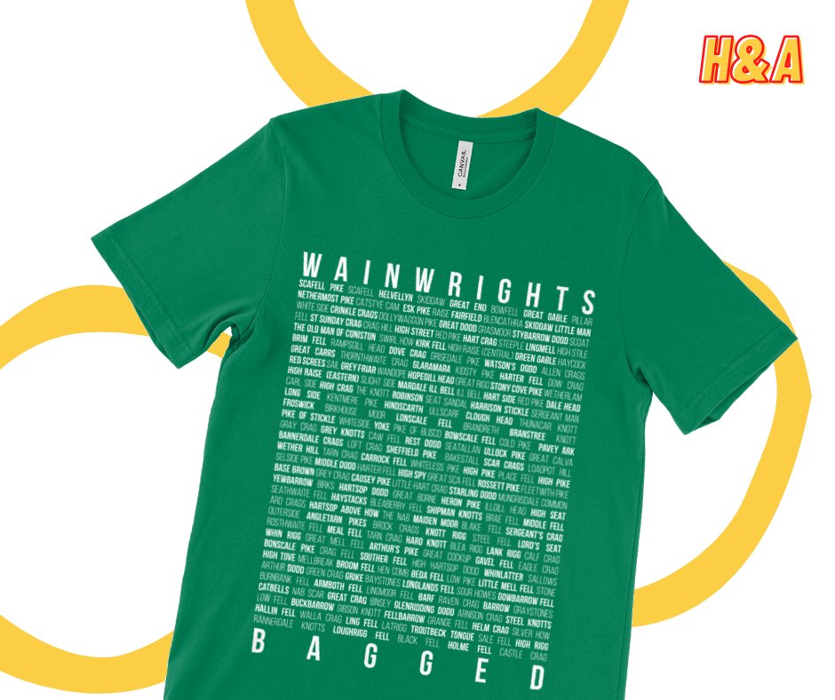 holmeandaway's tweet photo. Just had a little flurry of buyers for my #Wainwrights tee - huge thank you to each and every one! 💚 https://t.co/BT1eqLliAE https://t.co/kuh4u8ngSh