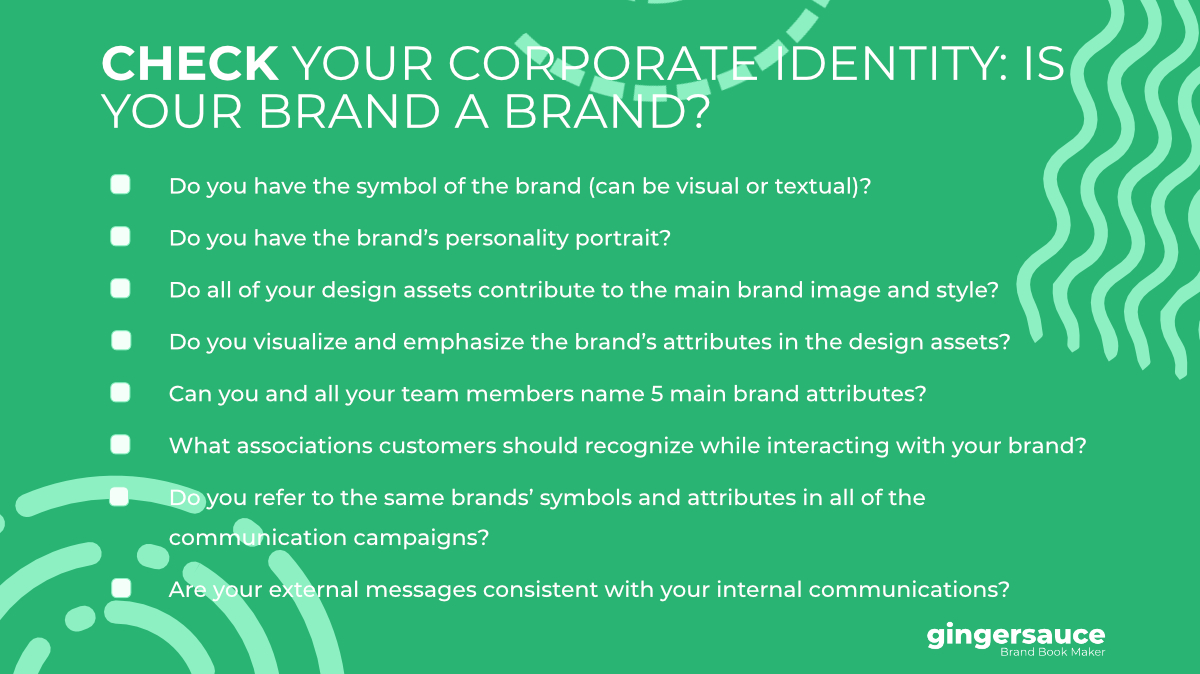 GingersauceCo's tweet photo. Is your company a #brand? 

When we consider the idea of brands beyond products, they become representations, #symbols, or elements in our lives. 

Check out our #checklist and figure out if you have done everything possible to make your brand a Brand. 

#identity #founders #logo https://t.co/5RP7ZSChEj