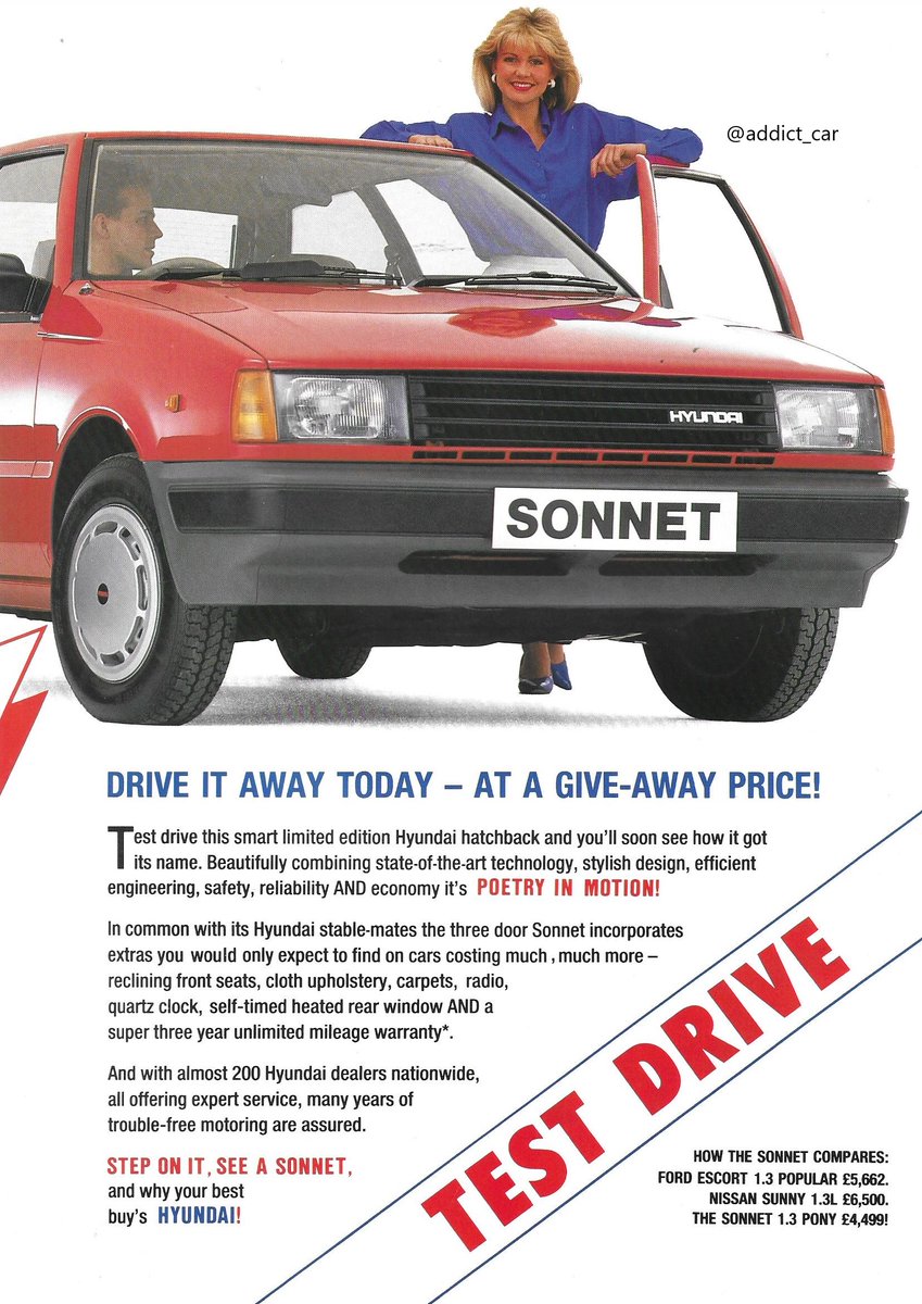 Carbrochureaddict While A Brochure Often Positions Even The Most Mundane Of Cars As An Aspirational Item That Can T Be Said For This Hyundai Uk Effort The Price Leader Pony Model The Carbrochureaddict While A Brochure Often Positions Even The Most Mundane Of Cars As An Aspirational Item That Can T Be Said For This Hyundai Uk Effort The Price Leader Pony Model The