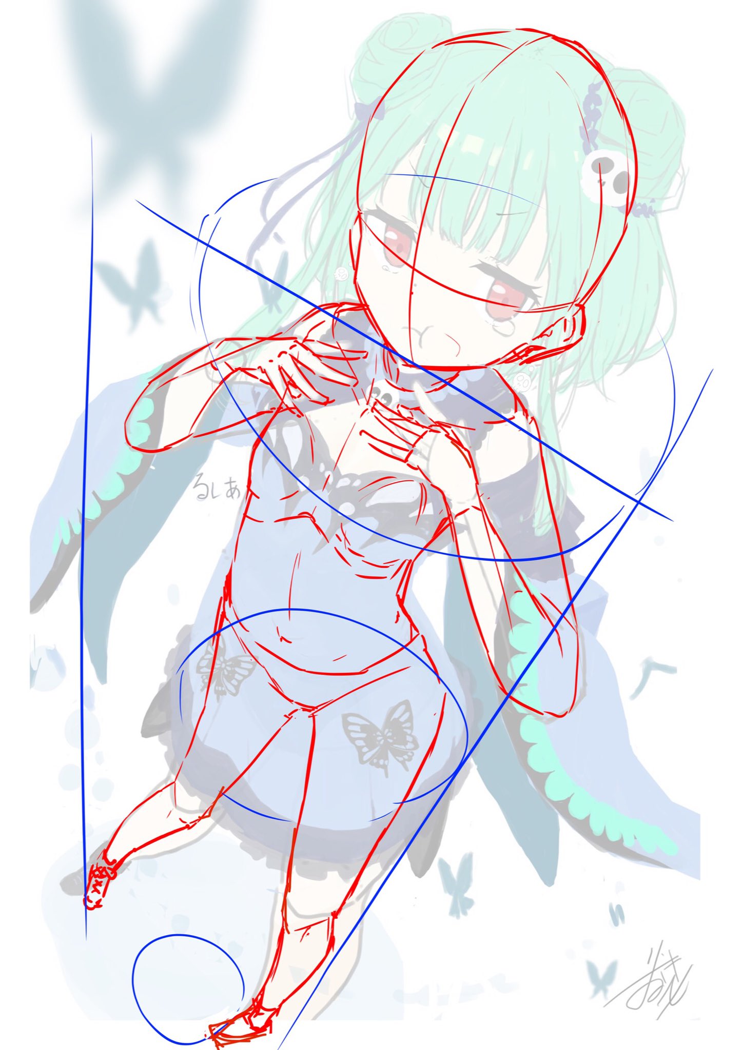 いおつき 少し俯瞰のイラストにしてはくびれや足が太く感じました あと表情的に内股もアリかな と思いました 見当違いのことを言っていたら無視して下さい 完成楽しみにしています いおつき 少し俯瞰のイラストにしてはくびれや足が太く感じました あと表情的に内股もアリかな と思いました 見当違いのことを言っていたら無視して下さい 完成楽しみにしています