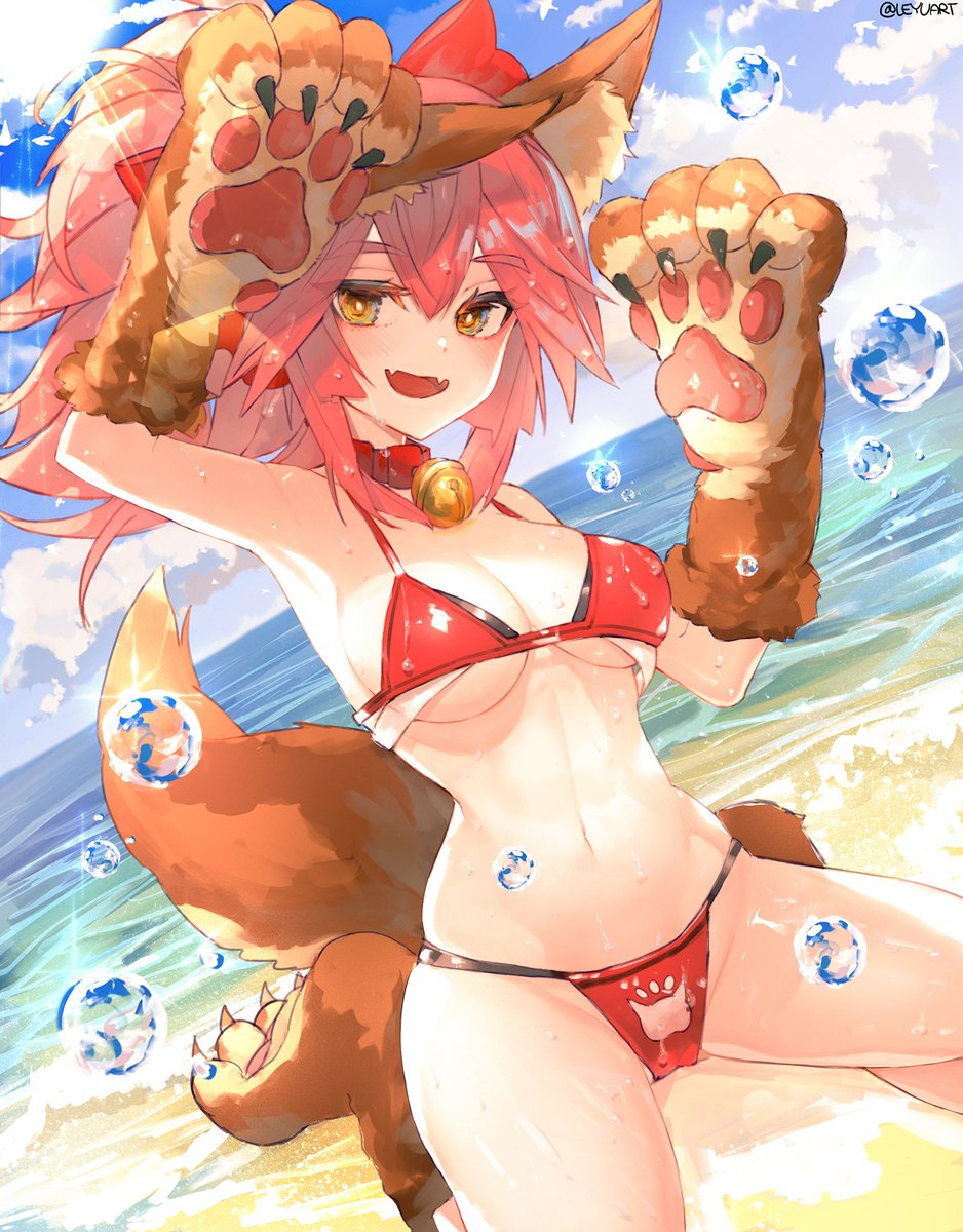 Leyu 夏のタマモキャット Fgo Fgo5周年 Fate Grandorder タマモキャット