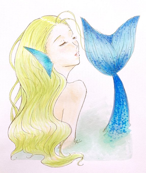 人魚のtwitterイラスト検索結果