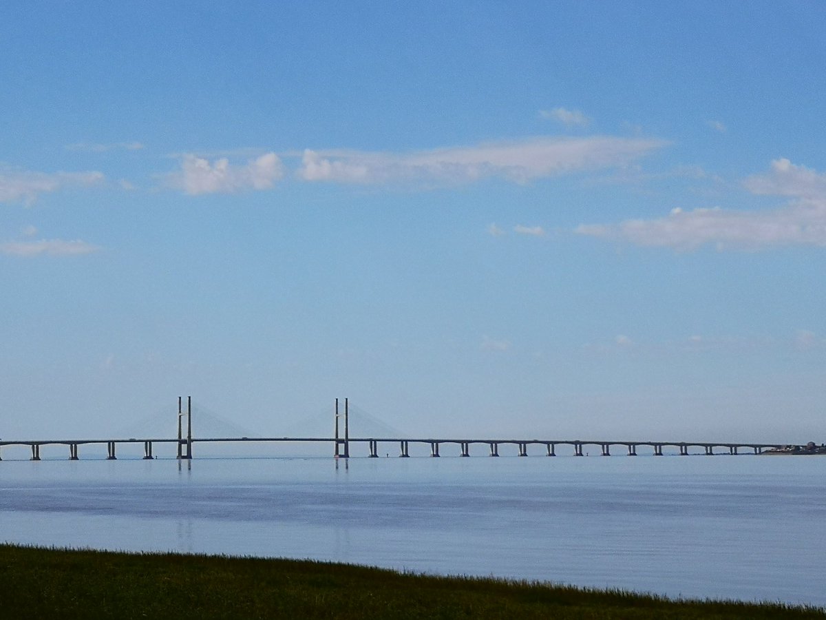 Beautiful view from our fossil hunting on Aust beach 🌞
