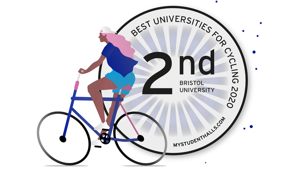 In second place for the 25 best UK Universities for Cycling 2020 its <a href="/BristolUni/">University of Bristol</a> #university #cycling #students #uni