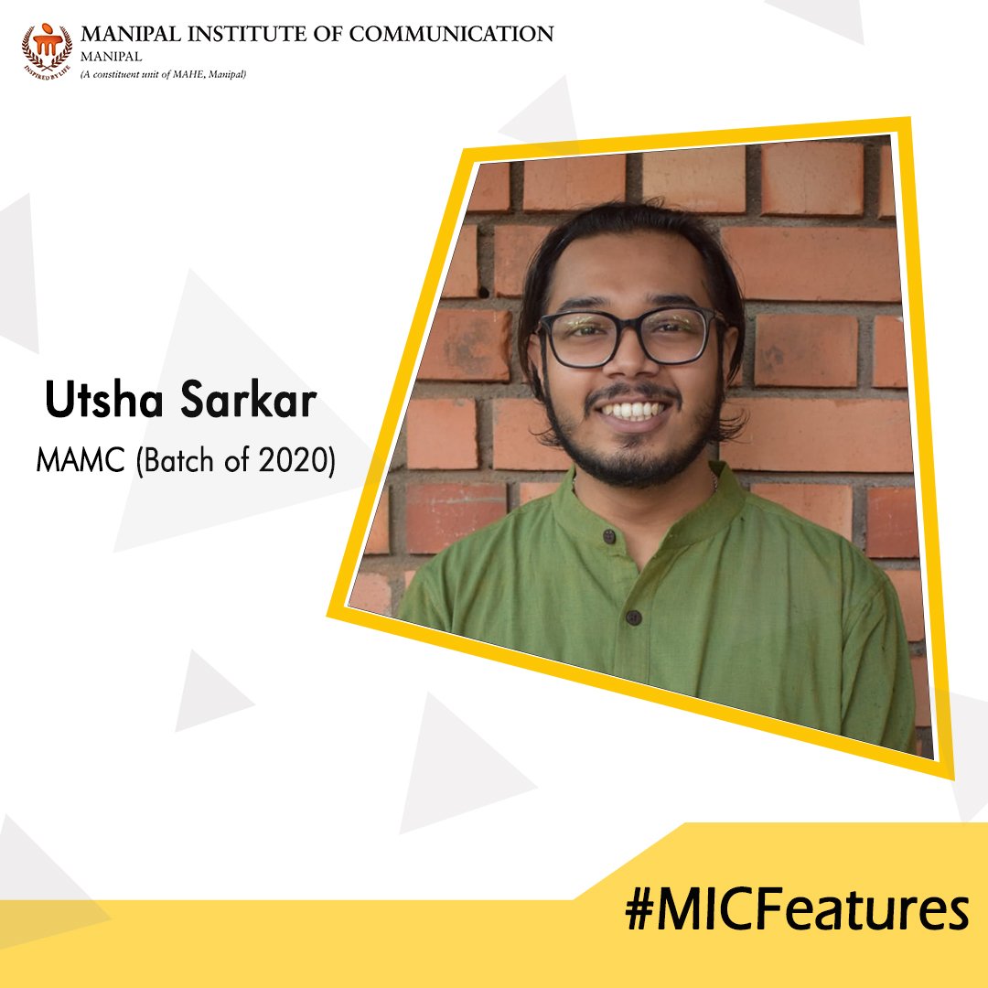 micmanipal's tweet photo. With his experimental film titled "Investigations of a Dog" Utsha Sarkar, MAMC Batch of 2020, has managed to bag nominations at multiple prestigious international film festivals and emerged victorious at @tagorefilm & @hlccicff
#MICFeatures #MAHE https://t.co/agII1IB8KG