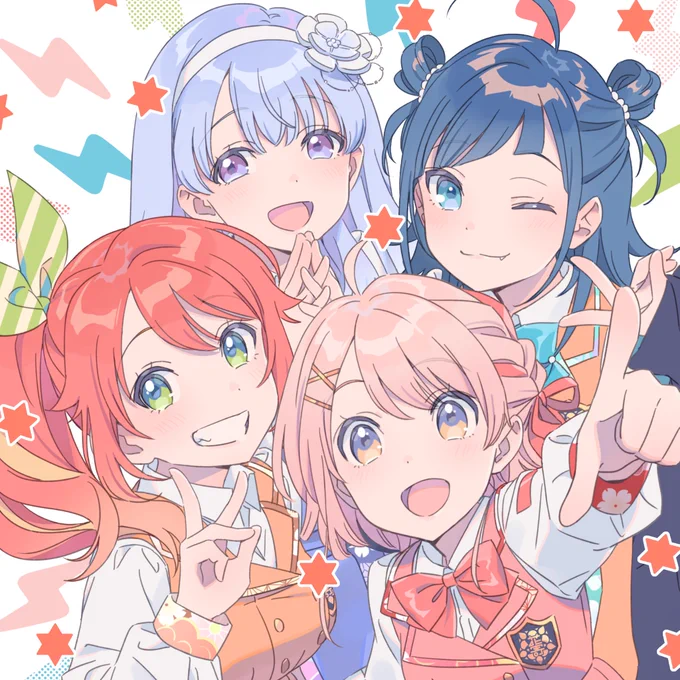 1周年記念ボイスドラマ!ジャケット描かせていただきました?何卒何卒?#花寄女子寮 