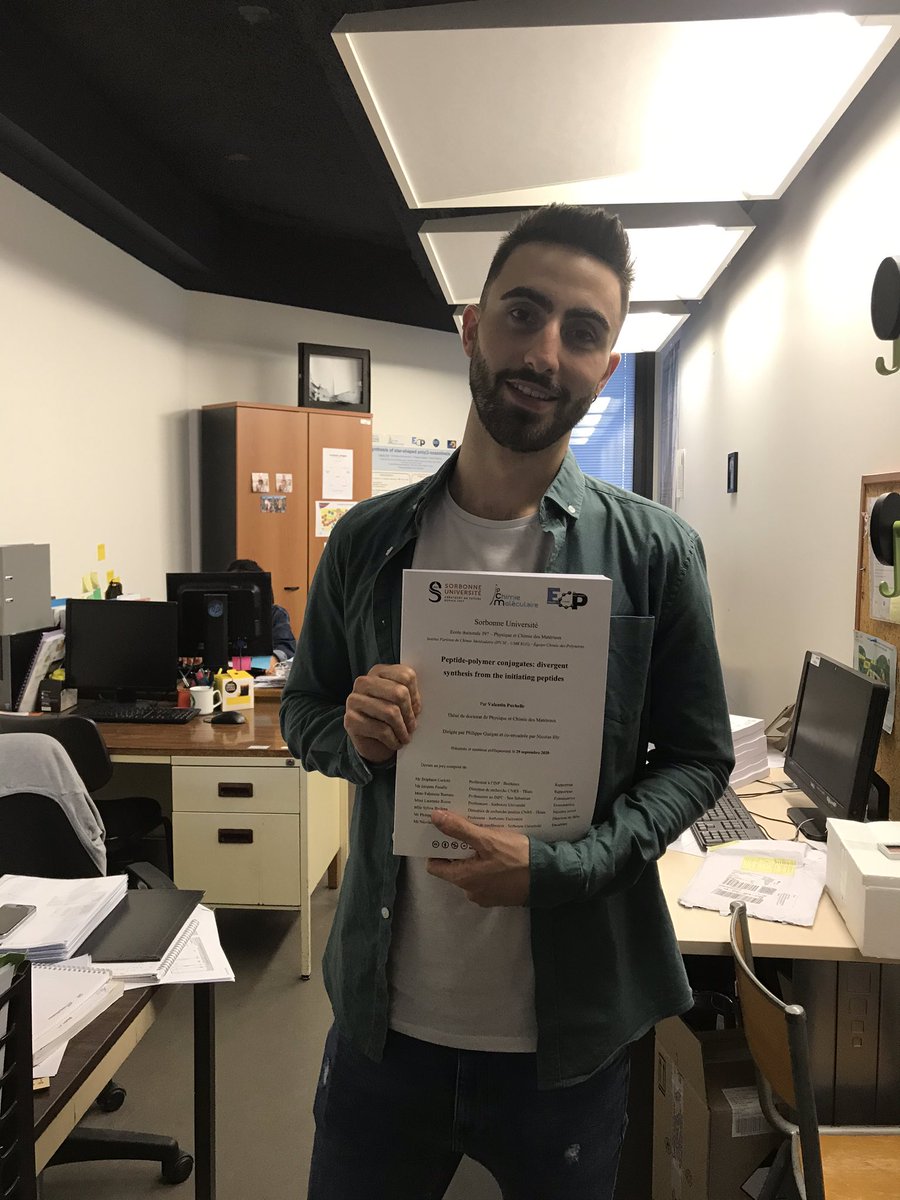 VPuchelle's tweet photo. Yesterday was printing day of my thesis !! One step closer to being a Dr 😁 https://t.co/bs1gwYFdwW