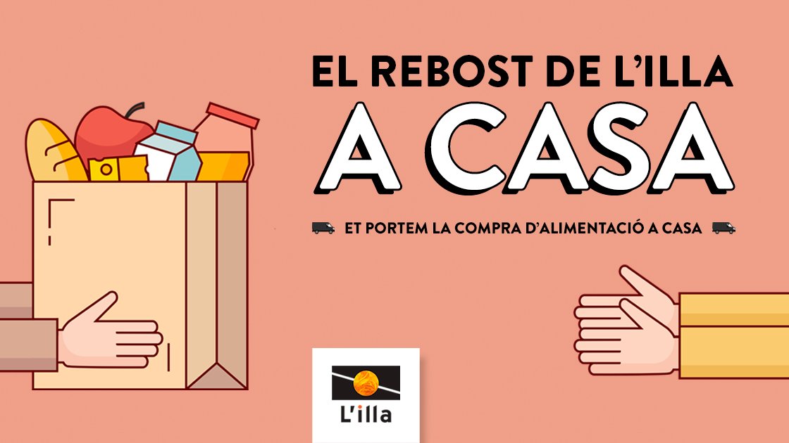 lilladiagonal's tweet photo. Et portem a casa les compres que facis a "El Rebost" de L'illa: https://t.co/dUEbCWUb0h https://t.co/KvE71ydIdH
