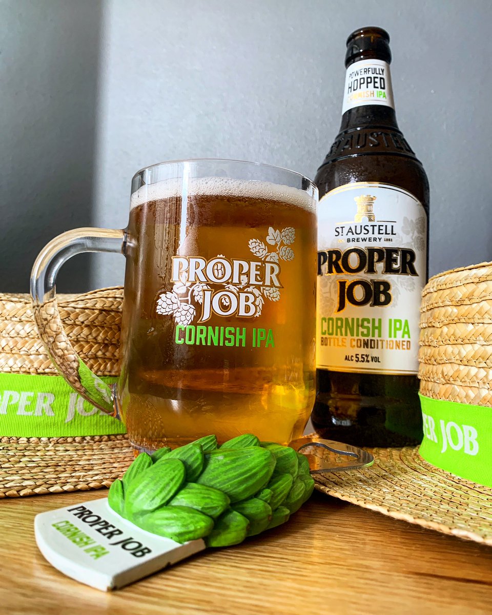 Ok everyone: It’s going to be hot, hot, HOT this weekend!! Only one thing for it....quench your thirst with THE best ipa out there <a href="/StAustellBrew/">St Austell Brewery</a> <a href="/properjobale/">Proper Job Ale</a> #ThoseWhoKnow #ProperIPA