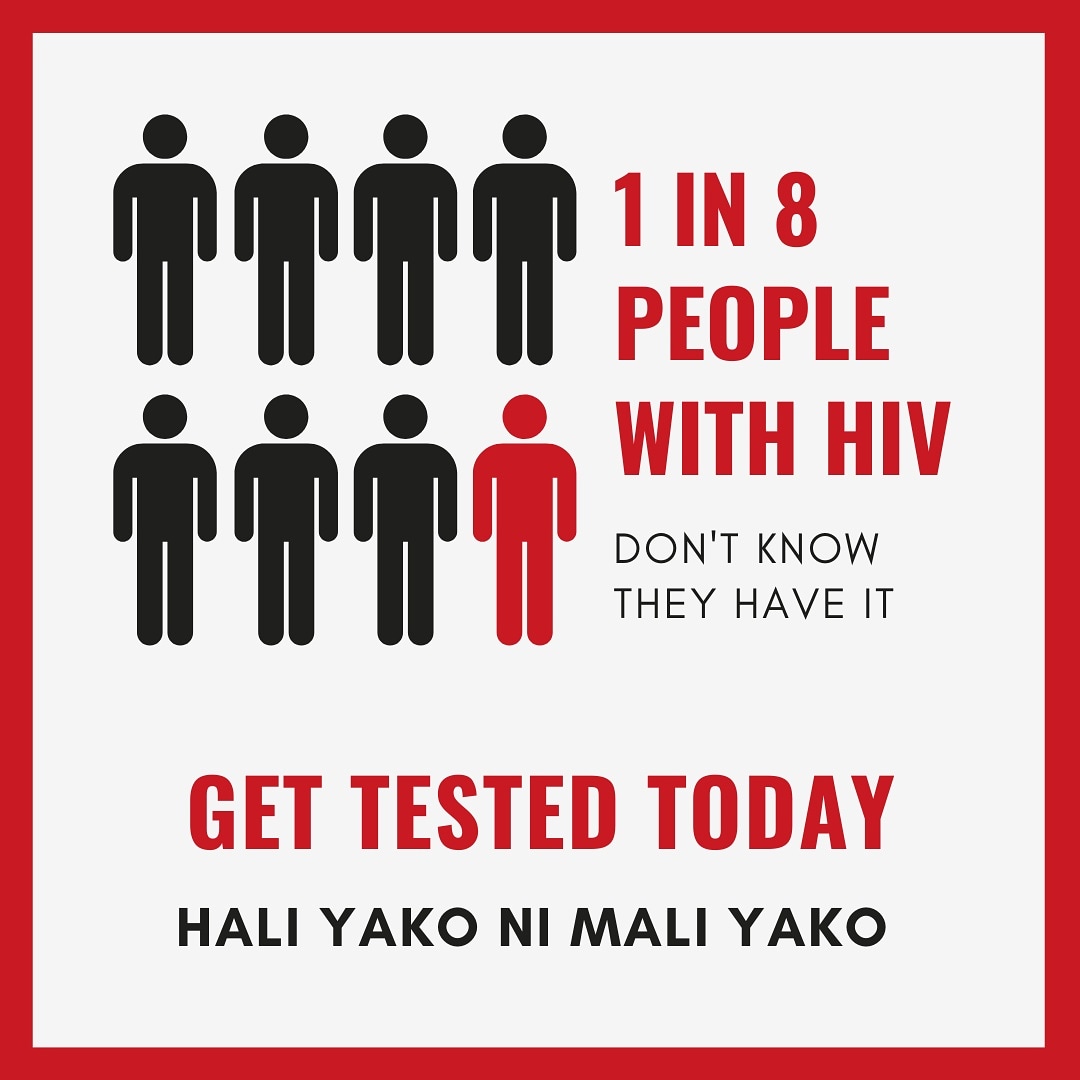According to recent statistics, 1 in every 8 people do not know they are HIV positive. Do you know your status? 

#HIVEducation #HIVCampign #stophivstigma #HIVpositive #LivingPositively