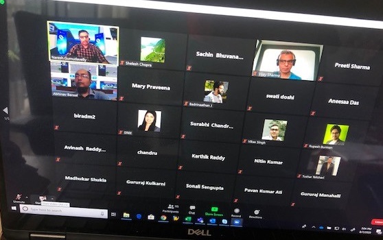 Shelesh_1's tweet photo. Thanks @abhinavbansal_ N #naresh for giving quick update on the latest happenings #DPDHUDDLE. Its amazing to see the progress we are making together and delivering continuous value. So proud of #teamawesome @KunalRuvala @TejasPandit_ @thesachinpb @raghumanchen @RadhikaNandwani https://t.co/xpJScznnPr