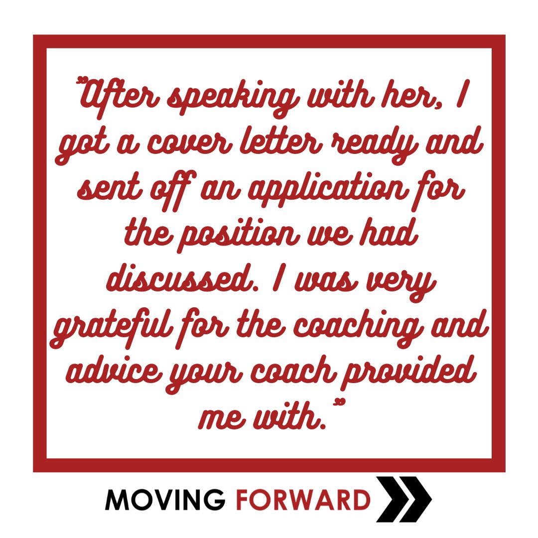 DFSOttawa's tweet photo. "After speaking with her, I got a cover letter ready and sent off an application for the position we had discussed.”
Help more women in the National Capital Region find their new career path with our #CareerCoaching program at https://t.co/gYSecUbKmL #DFSMovingForward https://t.co/v49ND3kAAe