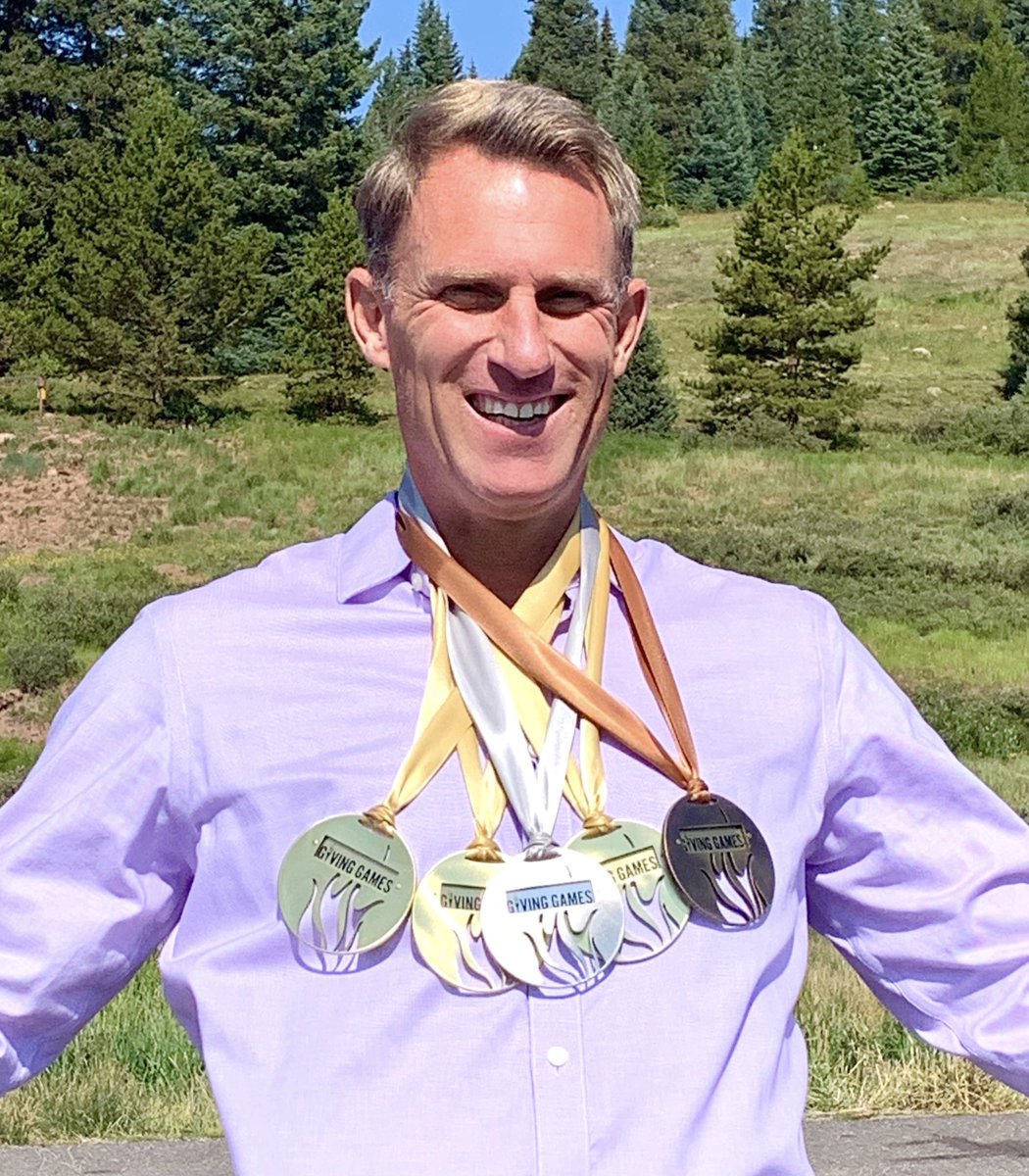 Even better than the real bling! 
If you like medals as much as I do, you can help Team USA athletes struggling with less money during the pandemic by donating at Giving Games, top donors win gold, silver or bronze medals! #9News <a href="/GivingGames/">Giving Games</a>