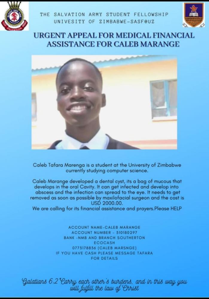 Let's help our brother
If you do not have money just click RT that will be greatly appreciated
Thank you in advance

#ZimbabweanLivesMatter