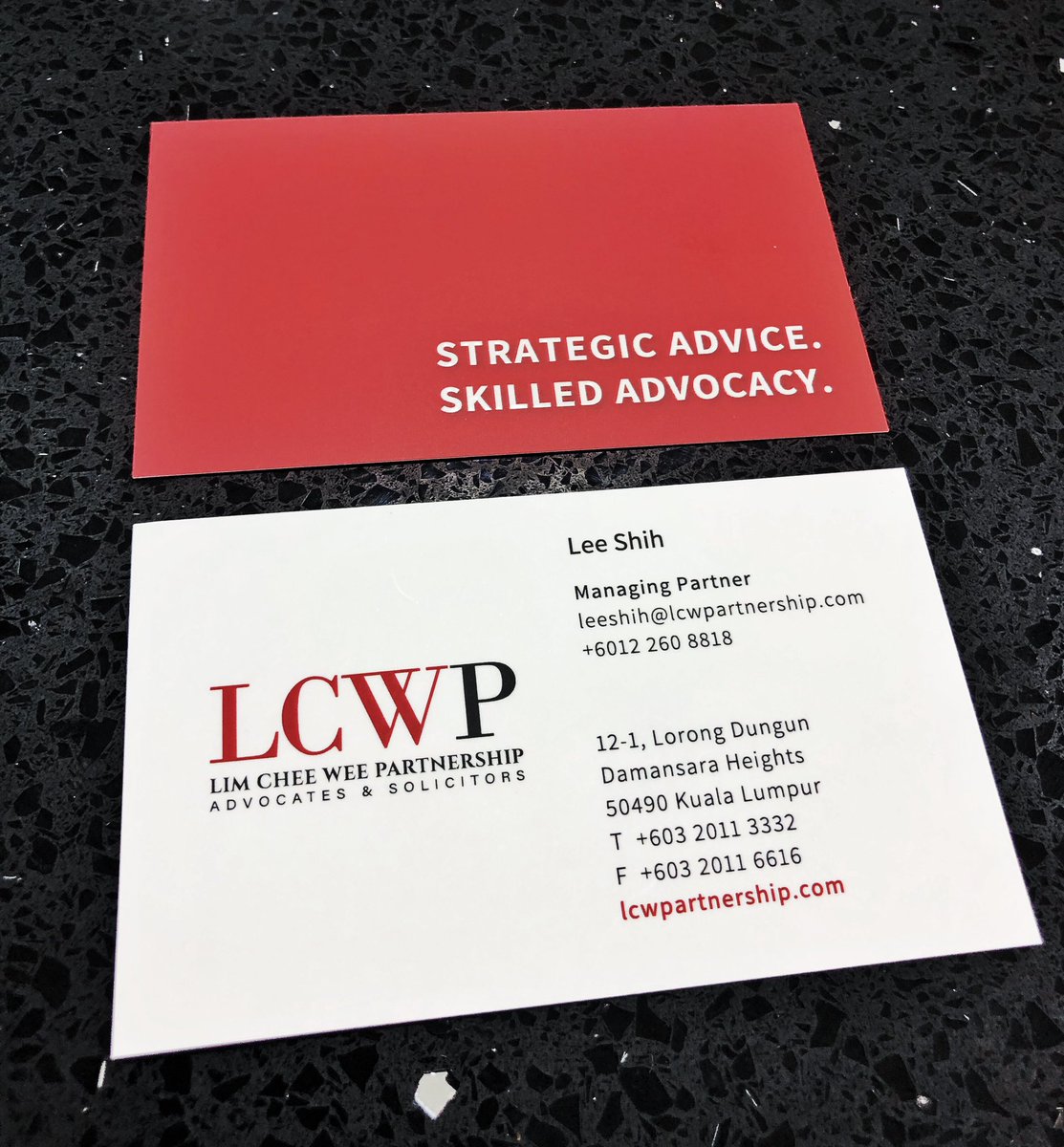 iMleesh's tweet photo. Our #LCWP name cards are in! Strategic advice. Skilled advocacy . https://t.co/8SZap2ddgu