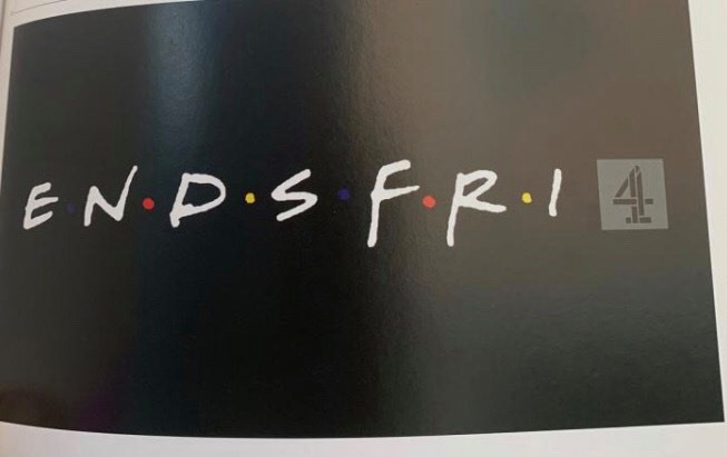 BBHLabs's tweet photo. No brief is too small to do something interesting. 

This is how Channel 4 promoted the final episode of Friends. https://t.co/vedAgABP1M