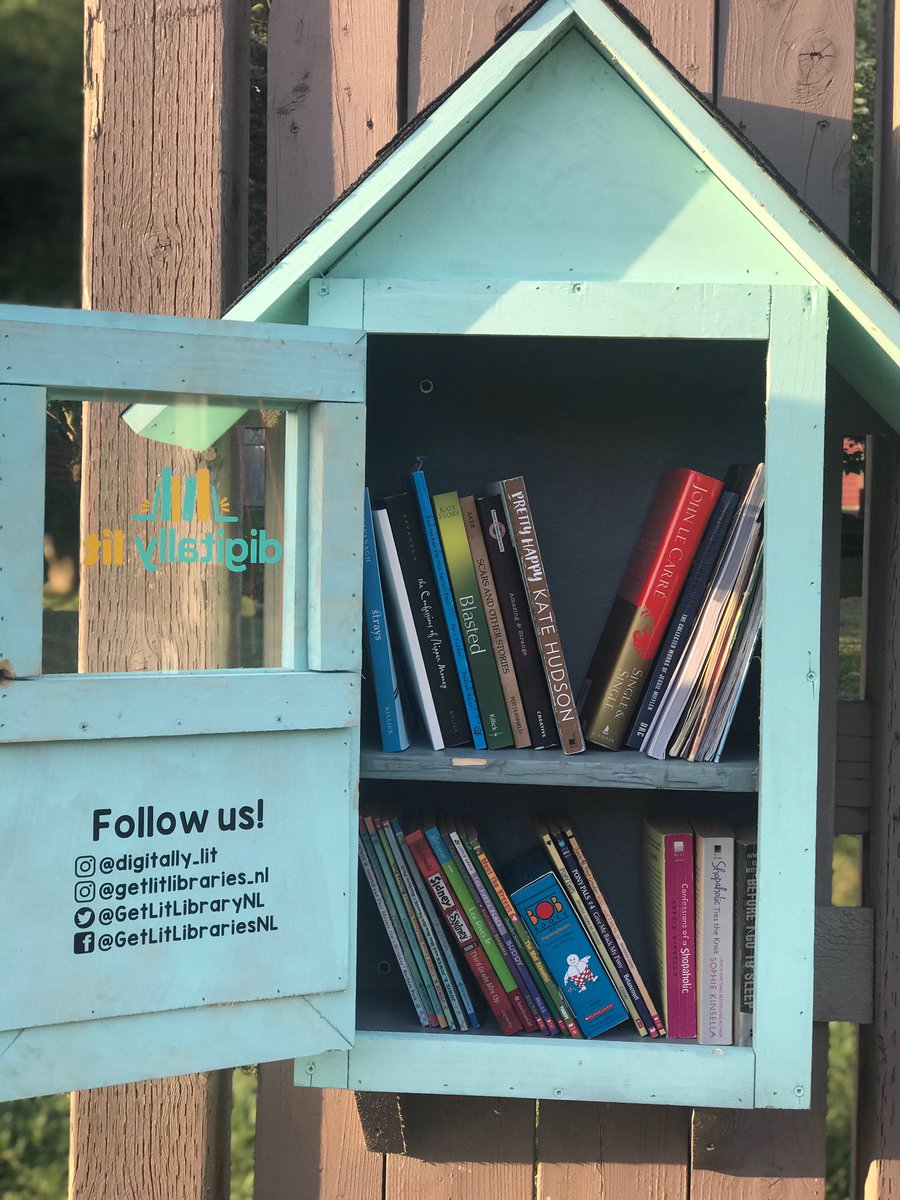 GetLitLibraryNL's tweet photo. Fully stocked and ready for readers! 
#GetLitLibrariesNL 
#sponoseredby @LitDigitally 

@goose_lane @AcornPress @NimbusPub @BreakwaterBooks 
@boutondoracadie @CanadaCouncil https://t.co/HxTIT3ZTA2