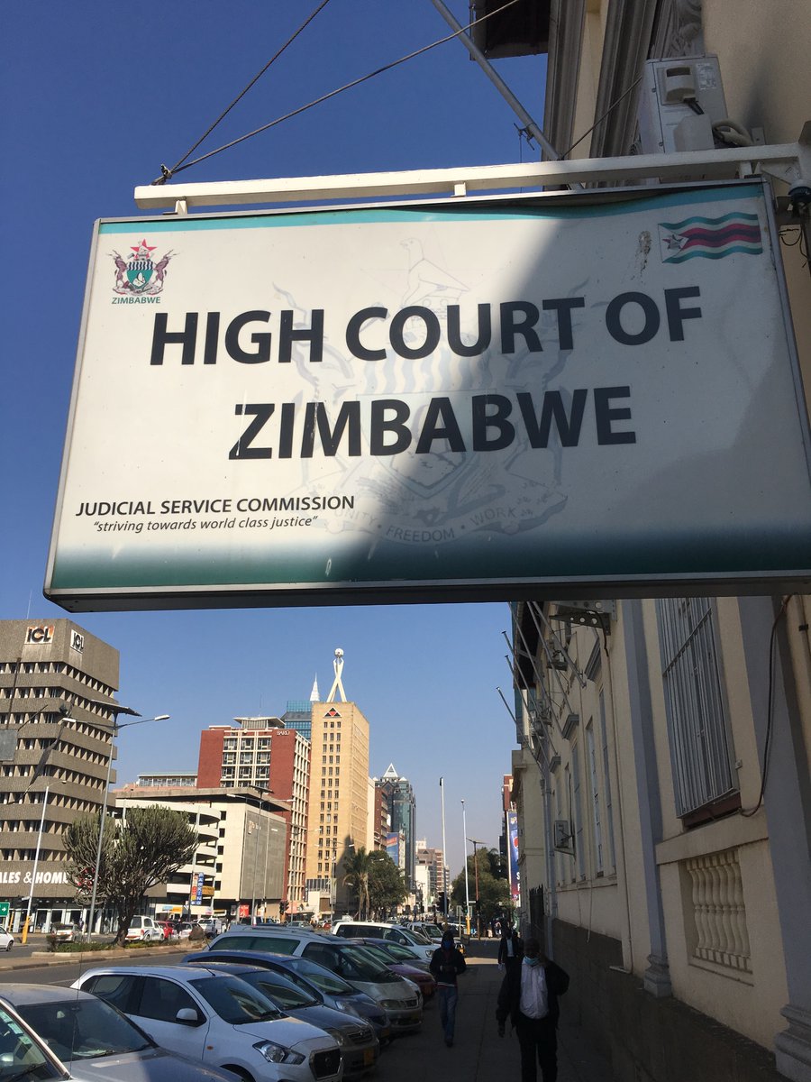ZLHRLawyers's tweet photo. At High Court, we are waiting for Justice Chitapi to hand down his judgment on Transform Zimbabwe party leader Jacob Ngarivhume, who is in prison after he was arrested &amp; charged with inciting people to commit public violence. https://t.co/cKGtSbJi1u