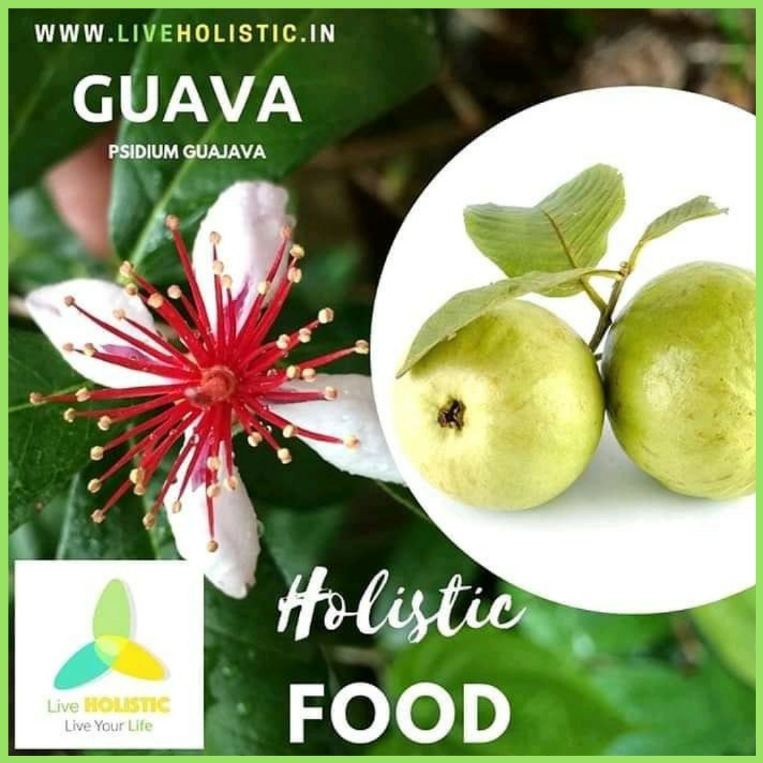 2LiveHolistic's tweet photo. Benefits of Guava
Immunity Booster. 
Lowers Risk of Cancer. 
Diabetes-Friendly. 
Heart Healthy. 
Treats Constipation.
Improves Eyesight. 
Beats Toothache.

#holisticfood
#liveholistic
#wellness
#onlineyoga https://t.co/6H14g9RfW1