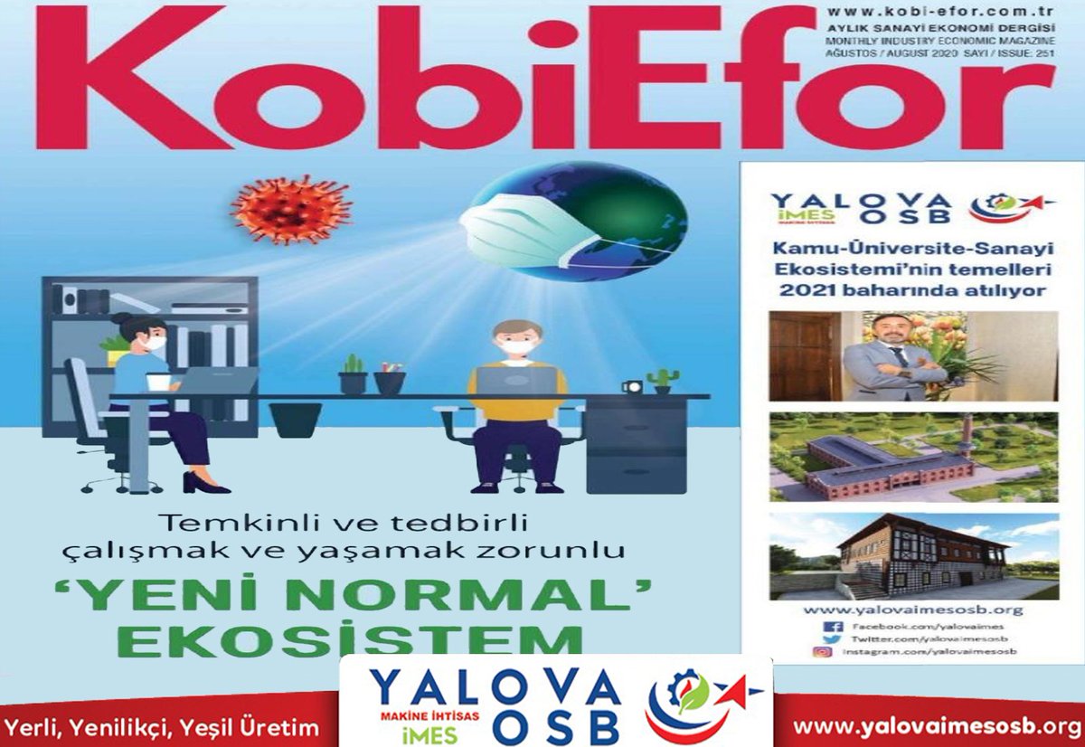 Yalova Makine İhtisas OSB (@yalovamakineosb) on Twitter photo Sanayiciler tarafından yakından takip edilen KOBİEFOR dergisinin bu sayısının kapağında; Yerli, Yenilikçi ve Yeşil Üretim vizyonu ile yeni kurulan OSB'mize yer verdi. Sanayicilerimize toplu temel atma hazırlıklarımızı anlattık.
<a href="/KobiEfor/">KobiEfor Dergisi</a>
#yalova #sanayi
#organizesanayi Sanayiciler tarafından yakından takip edilen KOBİEFOR dergisinin bu sayısının kapağında; Yerli, Yenilikçi ve Yeşil Üretim vizyonu ile yeni kurulan OSB'mize yer verdi. Sanayicilerimize toplu temel atma hazırlıklarımızı anlattık.
<a href="/KobiEfor/">KobiEfor Dergisi</a>
#yalova #sanayi
#organizesanayi