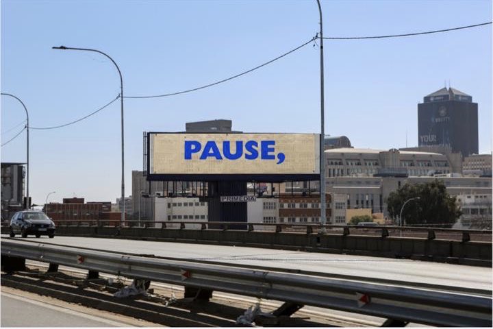 ‘PAUSE, BREATHE, | The Highway Notice Project’ has been created in response to the current crisis. To respond with an expression of interest, send 2 - 5 proposed images and/or phrases or words from your body of work in a PDF format to info@lessgoodidea.org by 10 August 2020.