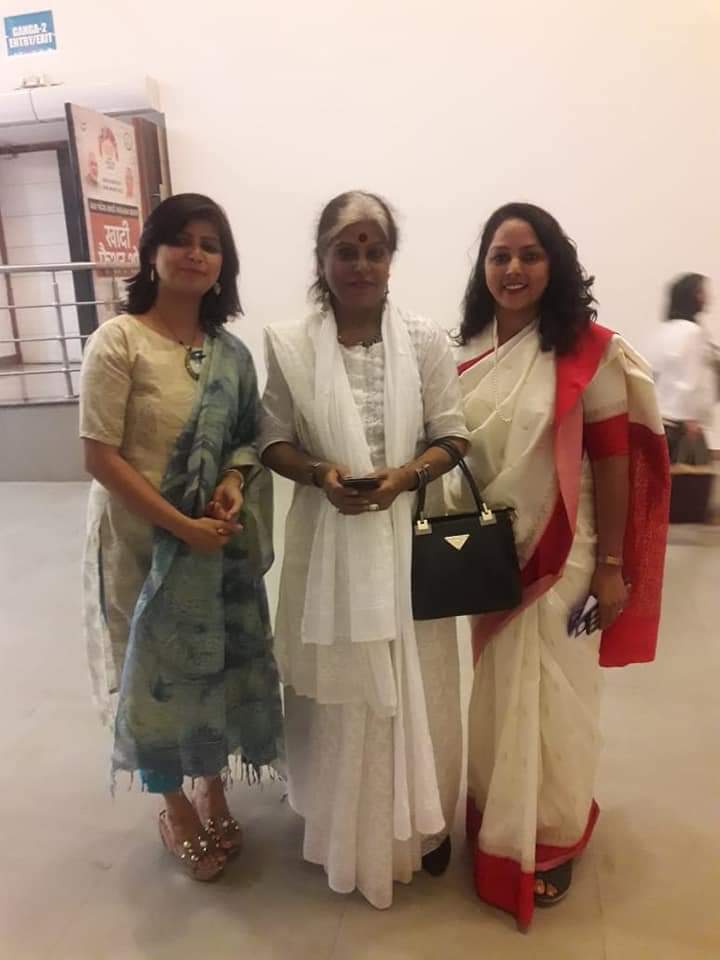 LakshmiSinghBJP's tweet image. Wear the weave 
On the national handloom day 
@smritiirani
@BJPMM4Bengal
#Vocal4Handmade 
#Vocal4Handloom