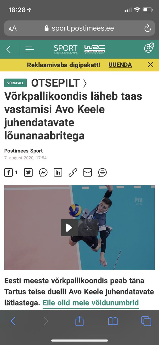 Võrkpall. Tartu. Täna... mis võib siin valesti minna