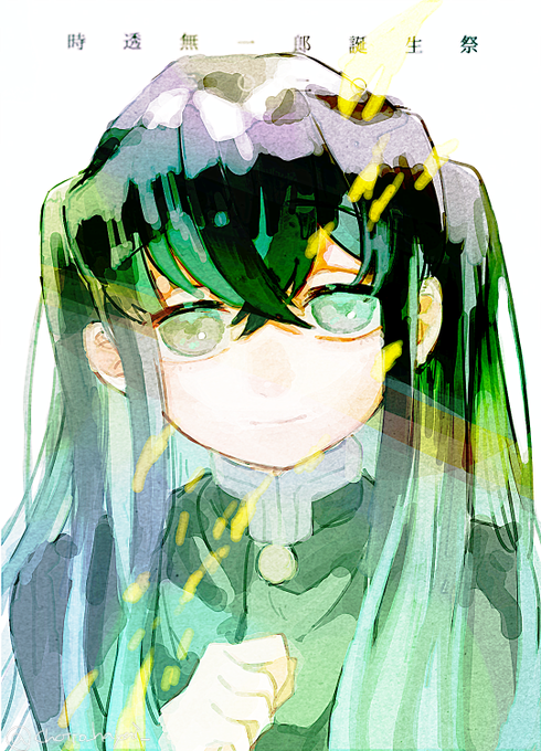 小早川さんがTwitterに投稿した時透無一郎(鬼滅の刃)のイラスト。