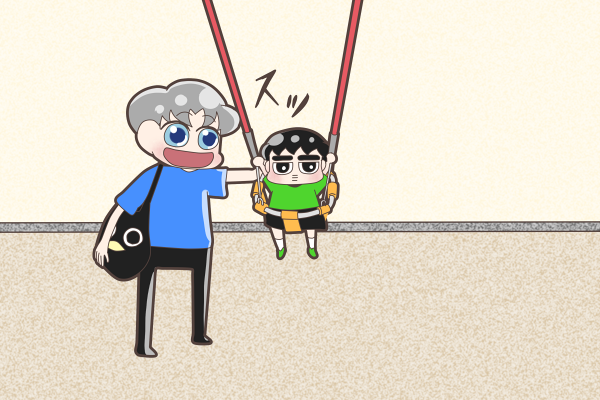 「2歳児ディオちゃん、ブランコに乗る

#Chanyeol
#Kyungsoo 」|🍚さがる🍚のイラスト