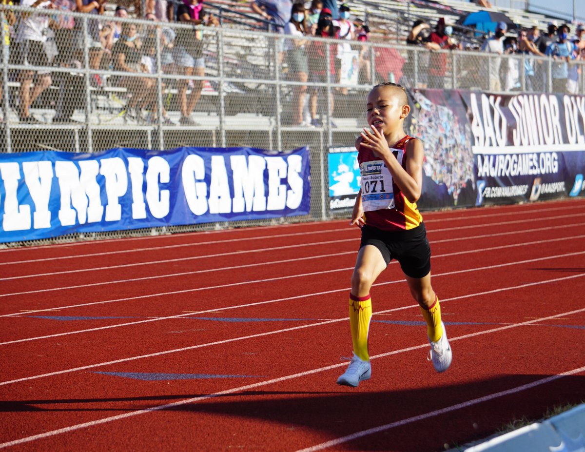 scaaujo's tweet photo. Congratulations to Victor Jainez-Solori from Apple Valley, California for breaking a 15 year old NATIONAL record in our 9 year old, 1500 meter race!!! https://t.co/eBfOgyHnZE