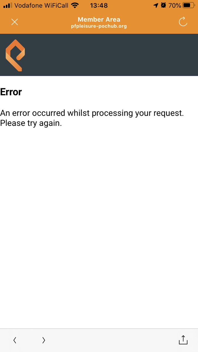 opeytom's tweet photo. @PlacesLeisure - your app and website won't let me log in to book. Please can you fix this asap, otherwise everything will be booked up. Thanks! https://t.co/QAgAcijRrX