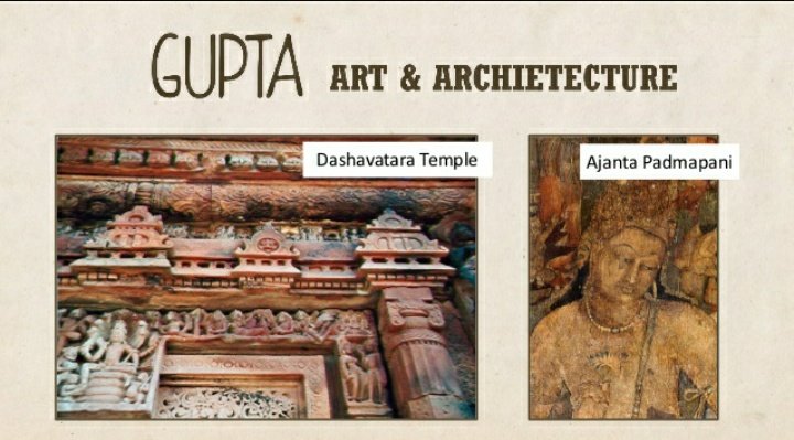 The Gupta period marks beginning of Indian temple architecture, as temples in the form of concrete structures were constructed in northern India for the first time. These temples were made in the architectural style known as Nagara,