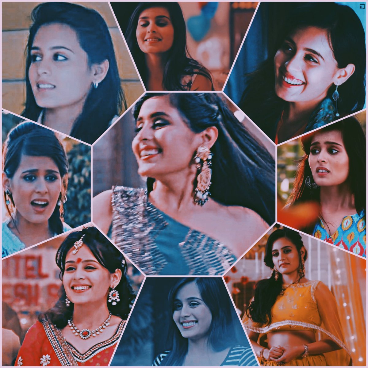 Shades of Rhea Sharma as*Mishti*Kanak*Gauri*Subhi*Chandani*Priya*Komal*Nishi*Ritu @rhea_shrm #HappyBirthdayRheaSharma
