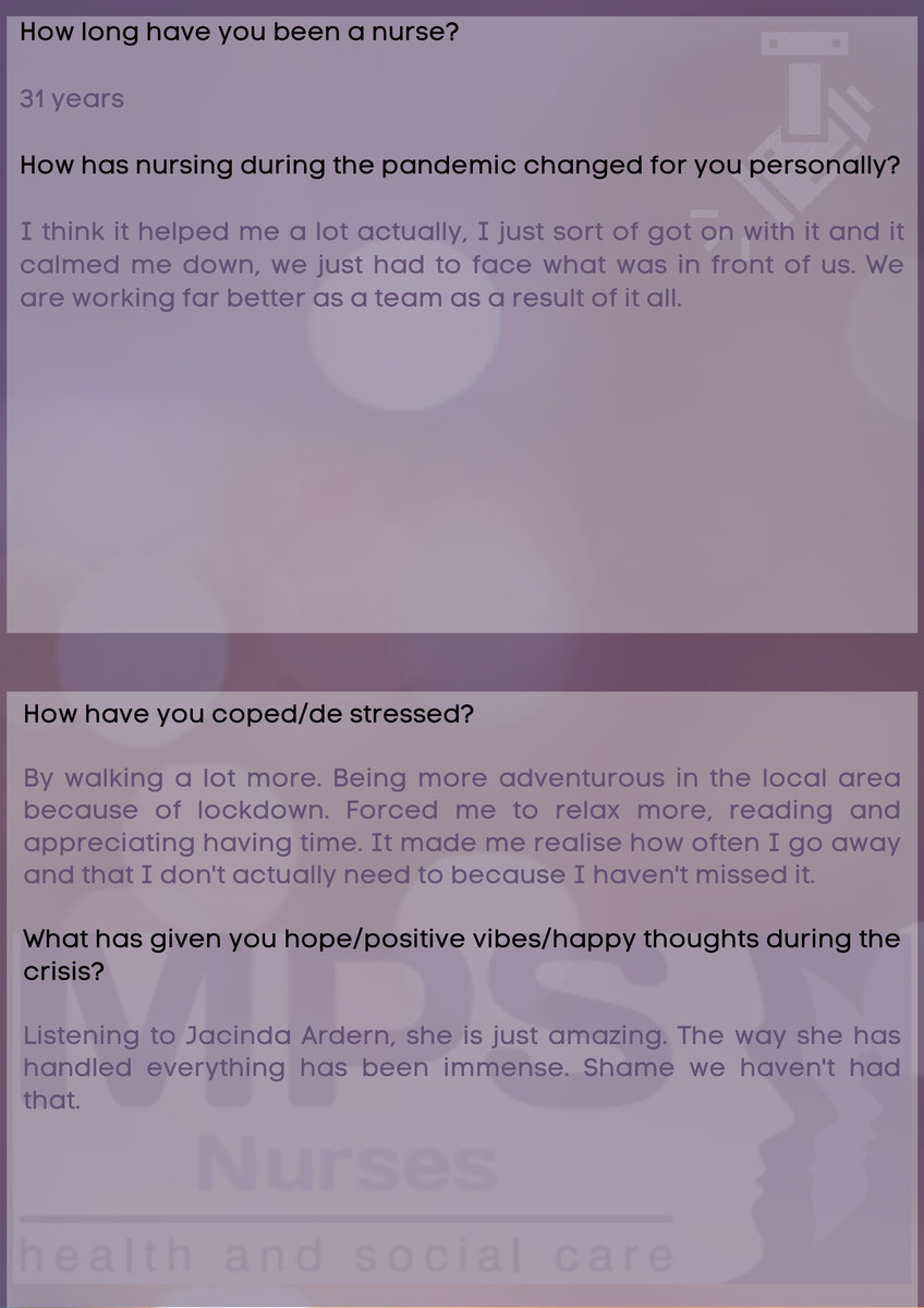 MPSHealthcare's tweet photo. Time to shine the light on another of our incredible nurses in our 'Spotlight Series'.
Today the spotlight is on Fiona 💜
Enjoy reading her experiences &amp; how she has coped.
We want to say a great big thank you for everything Fiona 💜

#SpotlightSeries #MPSNurses #Fiona #NRecW https://t.co/j8vPqb1J5I