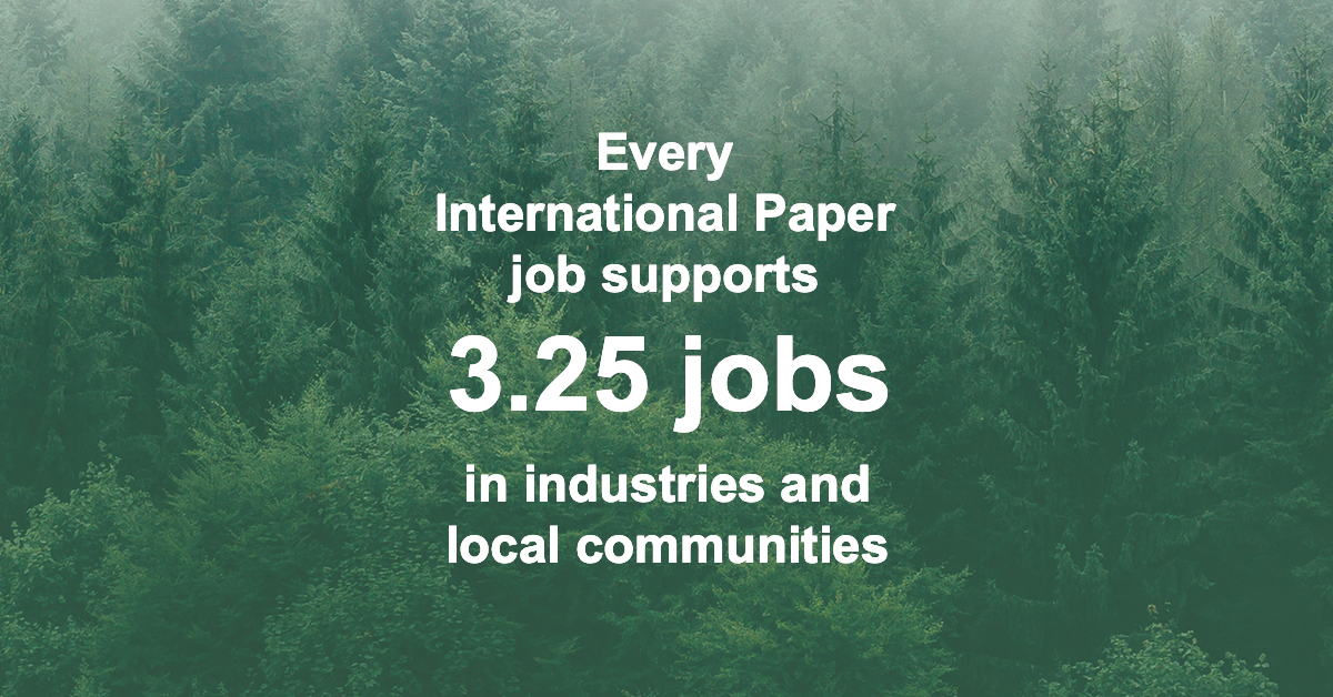 IntlPaperCo's tweet image. We're proud to invest in the communities where our employees live and work. #TheIPWayForward #Vision2030

Learn more about how we are committed to invest in our communities here: bit.ly/3f1YLe3