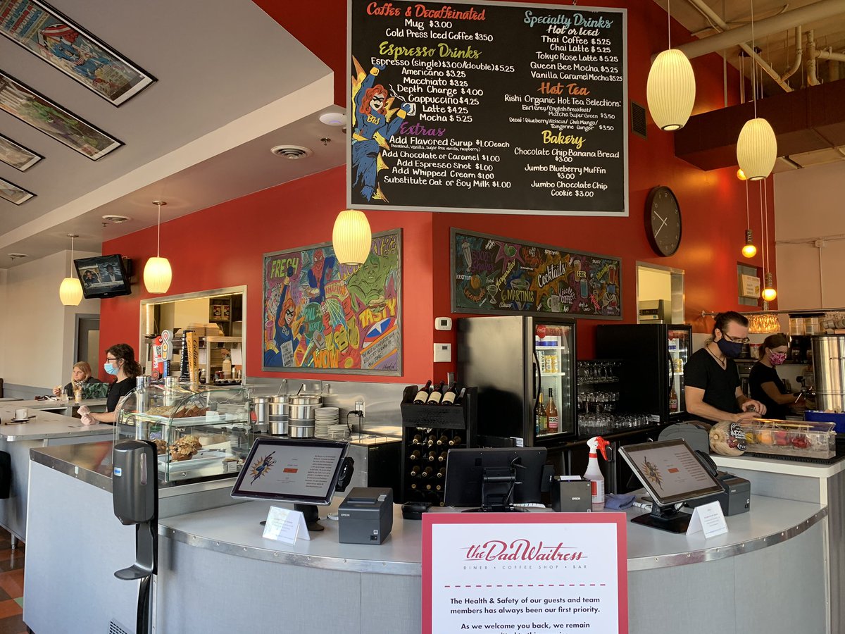 badwaitressmpls's tweet photo. ✨ Good Morning! 
The Bad Waitress is OPEN for business and we can't wait to serve you!  We're here today from 8am-2pm. 
🖤 Click below to get on our wait list and view our updated menu! Walkup reservations are accepted.  

https://t.co/4lgkgJKOjn https://t.co/a4sYyrepxb