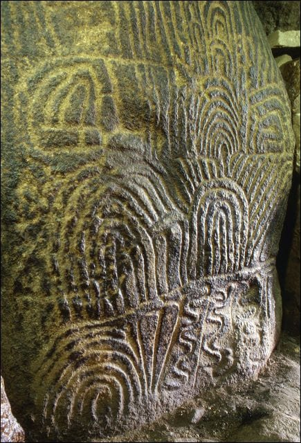 (Edited from M. Lurker's "Snakes" entry in "Encyclopedia of Religion")"It is likely that representations of serpents on monoliths from the Neolithic age France [or Iberia] were connected with the veneration of ancestors."