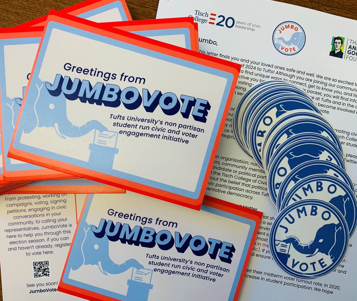 TischCollege's tweet photo. Stuck at home? @jumbovote is on the way! #tischturns20 #checkyourmailbox #surprise https://t.co/eycHQPRlvO