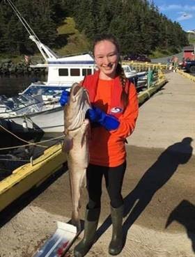 DFO_NL's tweet photo. 1/2 They’re back at it! Our #CitizenCod students have begun work in their communities, collecting important data to help our scientists form a better understanding of what’s being caught during #NLRecFish. Check out this 102 cm whopper caught in St. Philip’s! https://t.co/TGj2zRsXUg