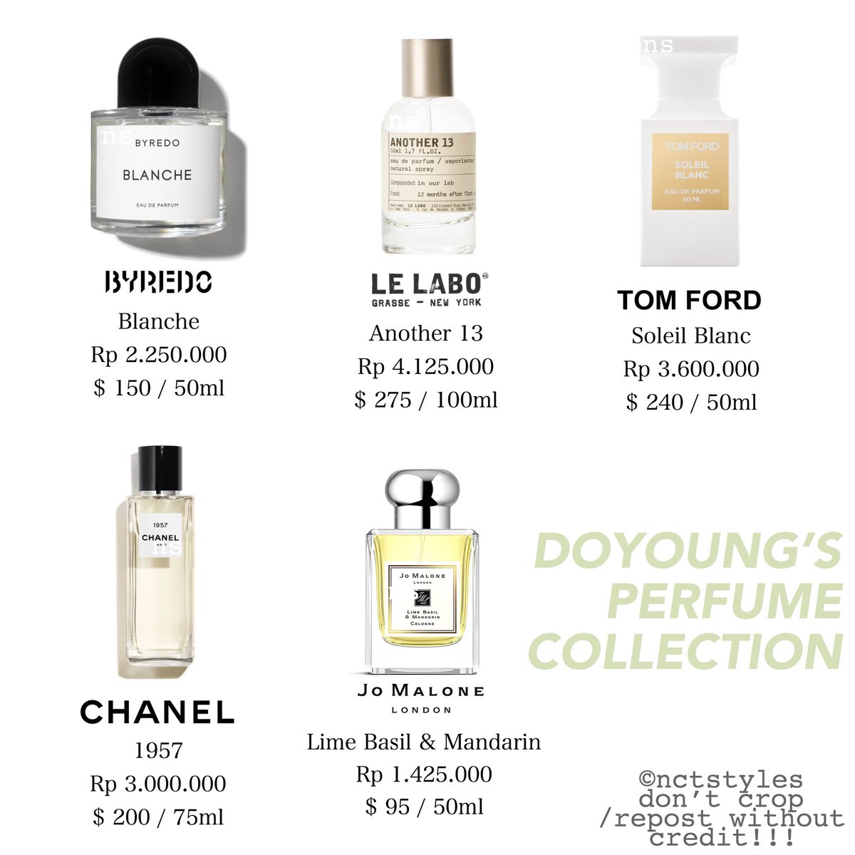 BYREDO BLANCHE ロールオン ブランシュ ドヨン doyoung BYREDO