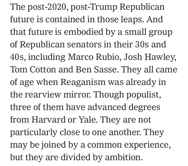 Sasse among Cotton, Hawley, and Rubio....just seems strange and absurd, imo.