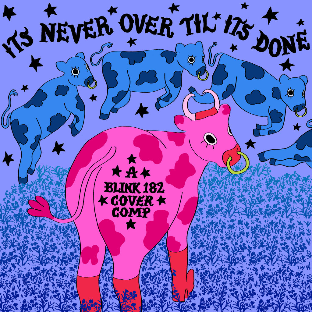 "It's Never Over Til It's Done: A blink-182 Covers Comp" is out now, a tribute to Dude Ranch's 23rd birthday. 100% of proceeds go to orgs and funds providing aid to Black trans communities. A very sincere thank you to everyone involved in this dudesranch.bandcamp.com/album/its-neve…