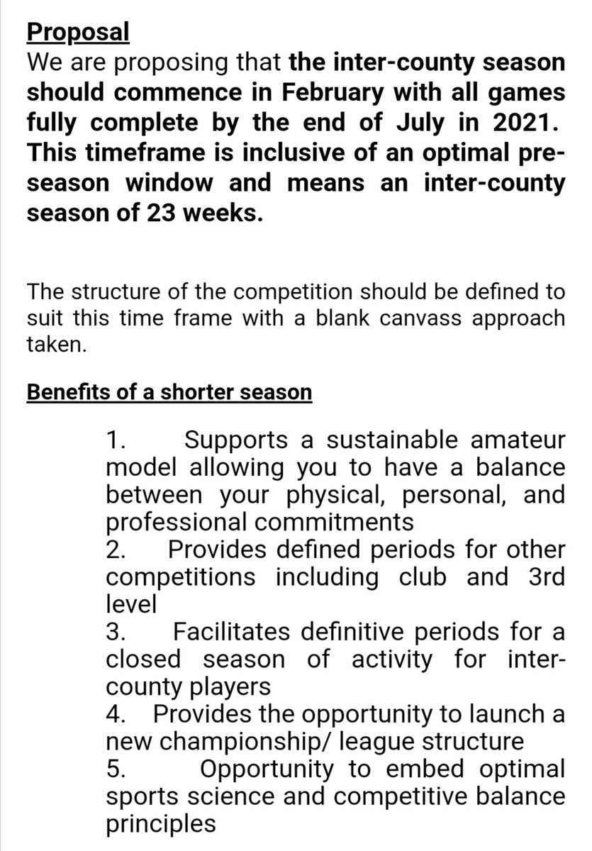 Fair play to the GPA. This would be a huge and brilliant move for county and club players