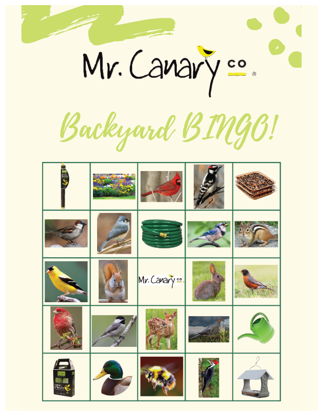 mrcanaryco's tweet photo. What pairs perfectly with our Backyard Bingo card? -one our our easy, beautifully-simple bird feeders!

And, what's easier than Amazon?! Check out our products available through Amazon Prime, here: https://t.co/EqYvYzJXGb
#birdfeeder #bingo #backyard https://t.co/hP3tjGCq8i