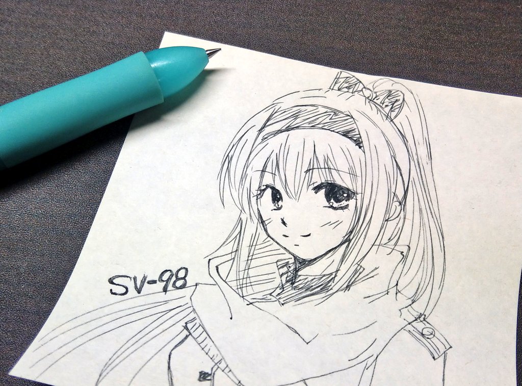 昨日の宣言通り、妄想(爆)も含めたSV-98ちゃんの今までの落書きをば-! 