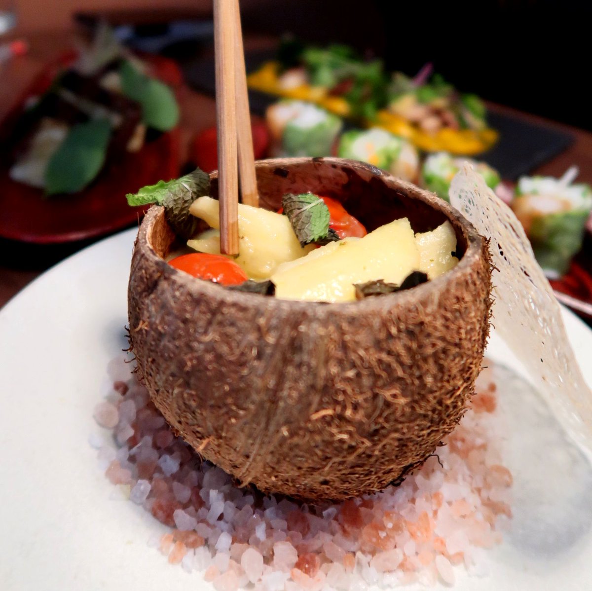 Book for dinner tonight to try out our traditional tapas menu. 

These are our fresh coconut scallops, perfect for a light bite.